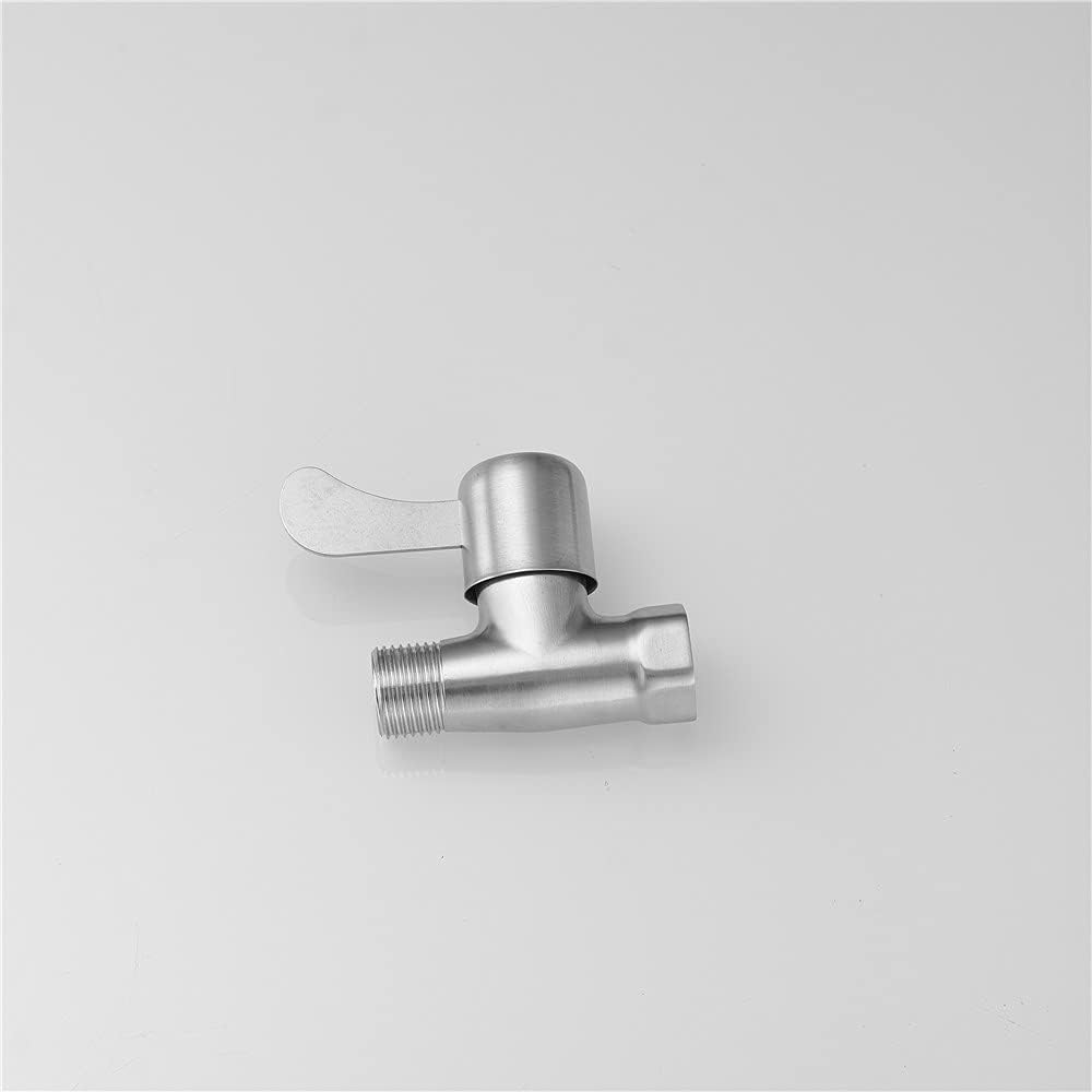 Shower Head Shut Off Valve,Flow Water Shower Head with Valve,Bathroom Hose Shut off Valves Water Pressure Regulator, Polished Chrome,Brushed - Image 4