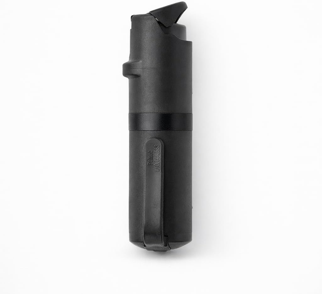 POM Pepper Spray Pocket Clip, Quick Flip Top Safety, Maximum Strength OC Formula with UV Marking Dye, Safe Compact and Tactical Design for Everyday Carry, 25 Bursts, 10 ft Range, 0.5 fl oz - Image 2