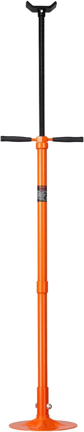 VEVOR Underhoist Support Stand, 3/4 Ton (1653 lbs) Capacity Under Hoist Jack Stand with Two Wheels, Lifting from 51.97" to 80", Bearing Mounted Spin Handle, Foot Pedal, Support Vehicle Components - Image 9