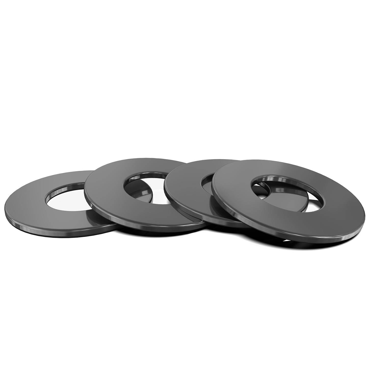 100PCS 5/16" Black Stainless Steel Flat Washers, Metal Washers for Screws and Bolts, Black Zinc Plated - Image 2