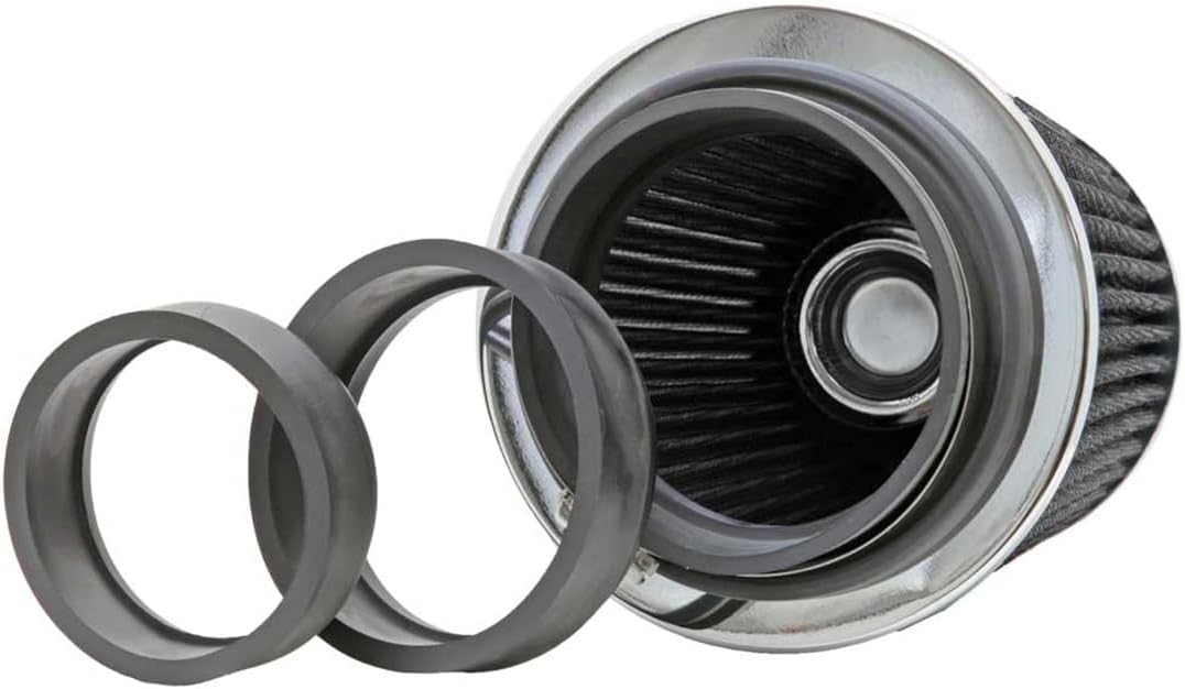 K&N High-Flow Original Lifetime Universal Clamp-On Air Filter: Performance, Premium, Washable: Flange Diameter: 4 In, Filter Height: 5.5 In, Flange Length: 1.125 In, Shape: Round Tapered, RG-1001WT - Image 12