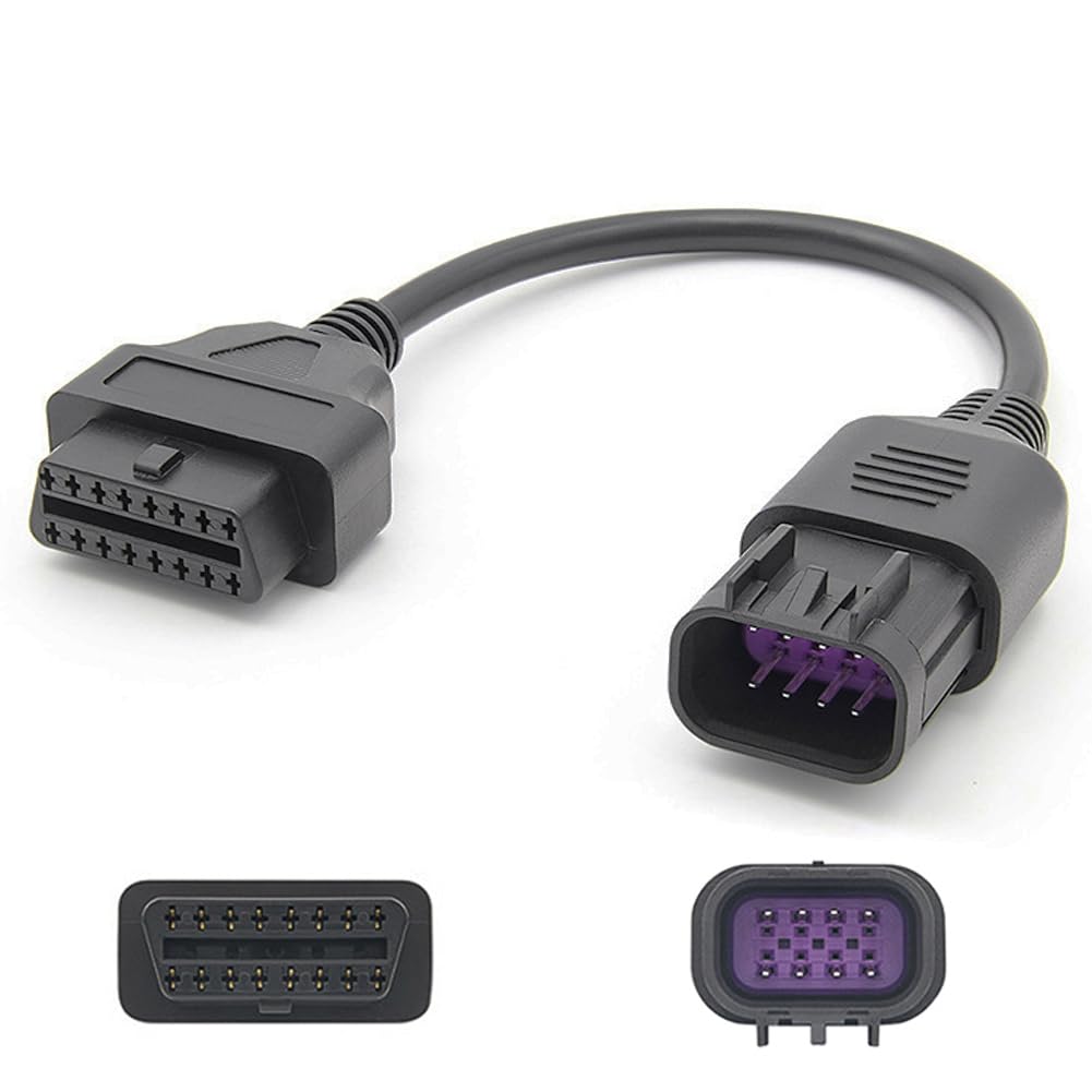 OBD2 Adapter Cable for Polaris 8 pin to 16 pin OBD2 Diagnostic Diagnostic Code Reader Adapter Scanner Fits Polaris ATV Motorcycle Slingshot,RZR, Ranger, General, Sportsman, ACE,etc