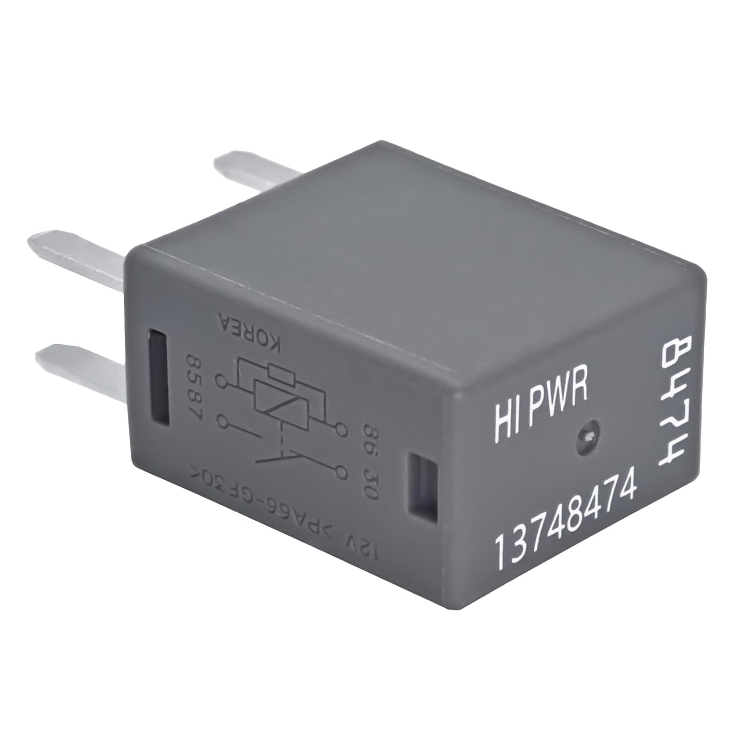 Automotive Relay 13748474 8474 (Pack of 2) - 12V 4-Pin SPDT Automotive Relay - Replace 68083380AA 12088567 - Image 6