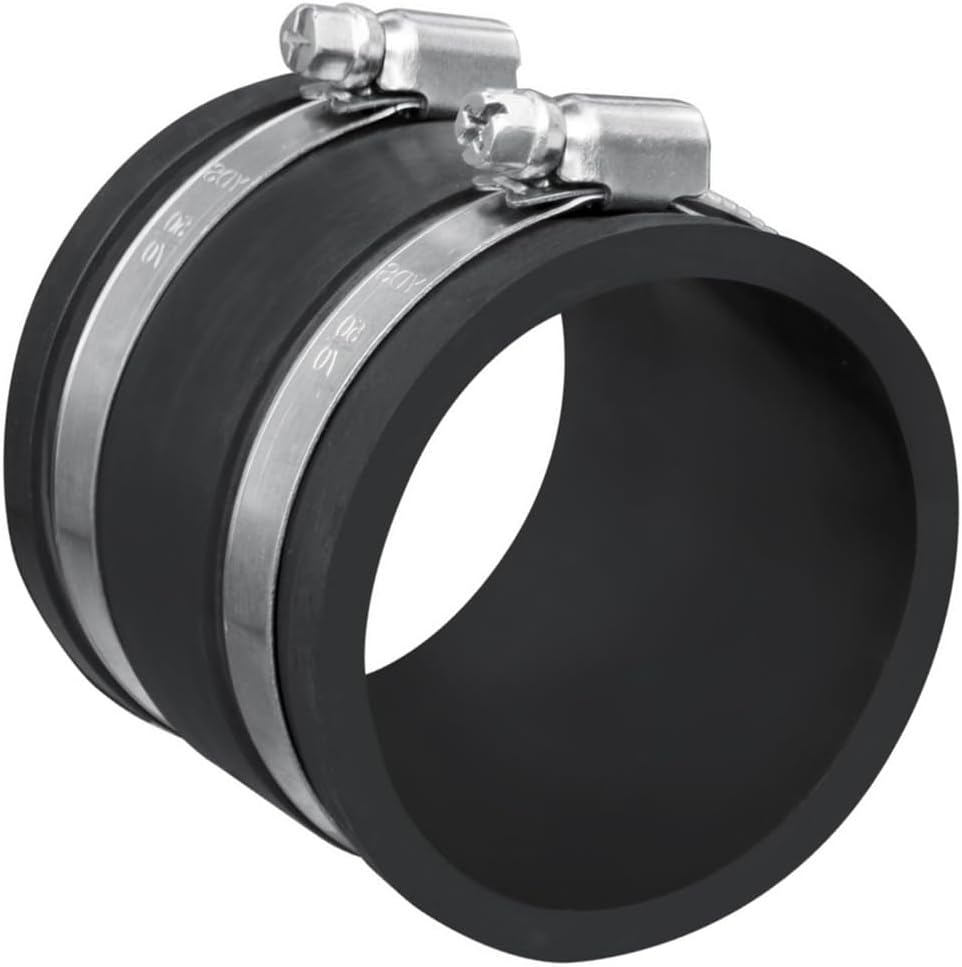 POWERTEC 70148 Dust Control Flex Cuff with Steel Clamps, 2-1/2-Inch