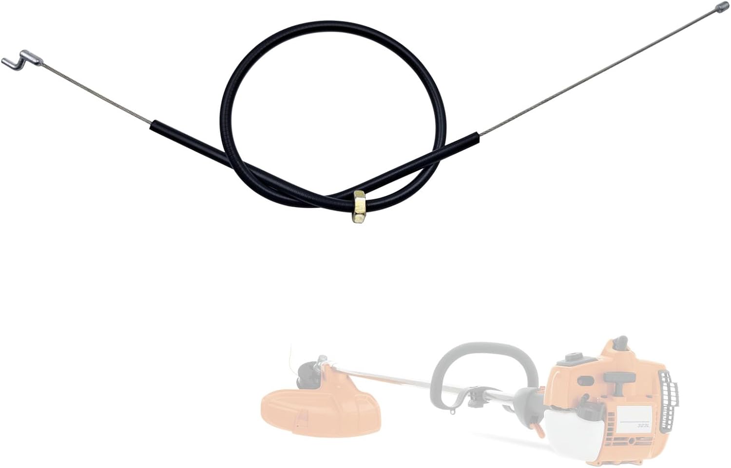 544171701 Throttle Cable for Husqvarna Jonsered Trimmer Mower - Replaces 503878601 503878602 537052501 544 17 17-01