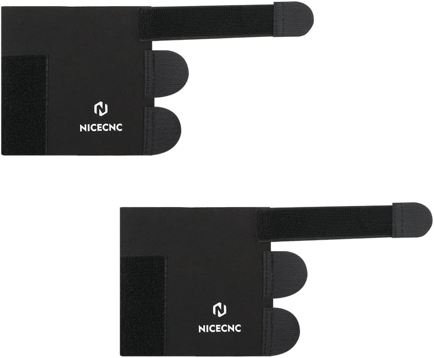 NICECNC 6" Fork Seal Protectors Universal Fork Cover Boots Compatible with 37-50mm Upside Down Forks Conventional Forks Compatible with V-Twin Sport Cruiser Adventure Touring Custom Dual Sport - Image 6