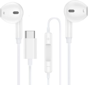 iPhone 17 Pro Max Headphones Wired,...