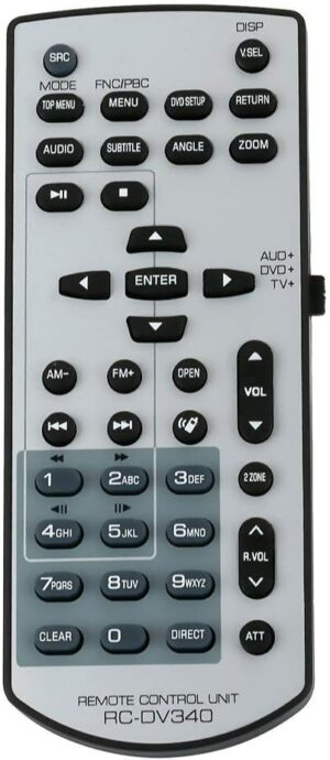 RC-DV340 Remote Control Replaced fo...
