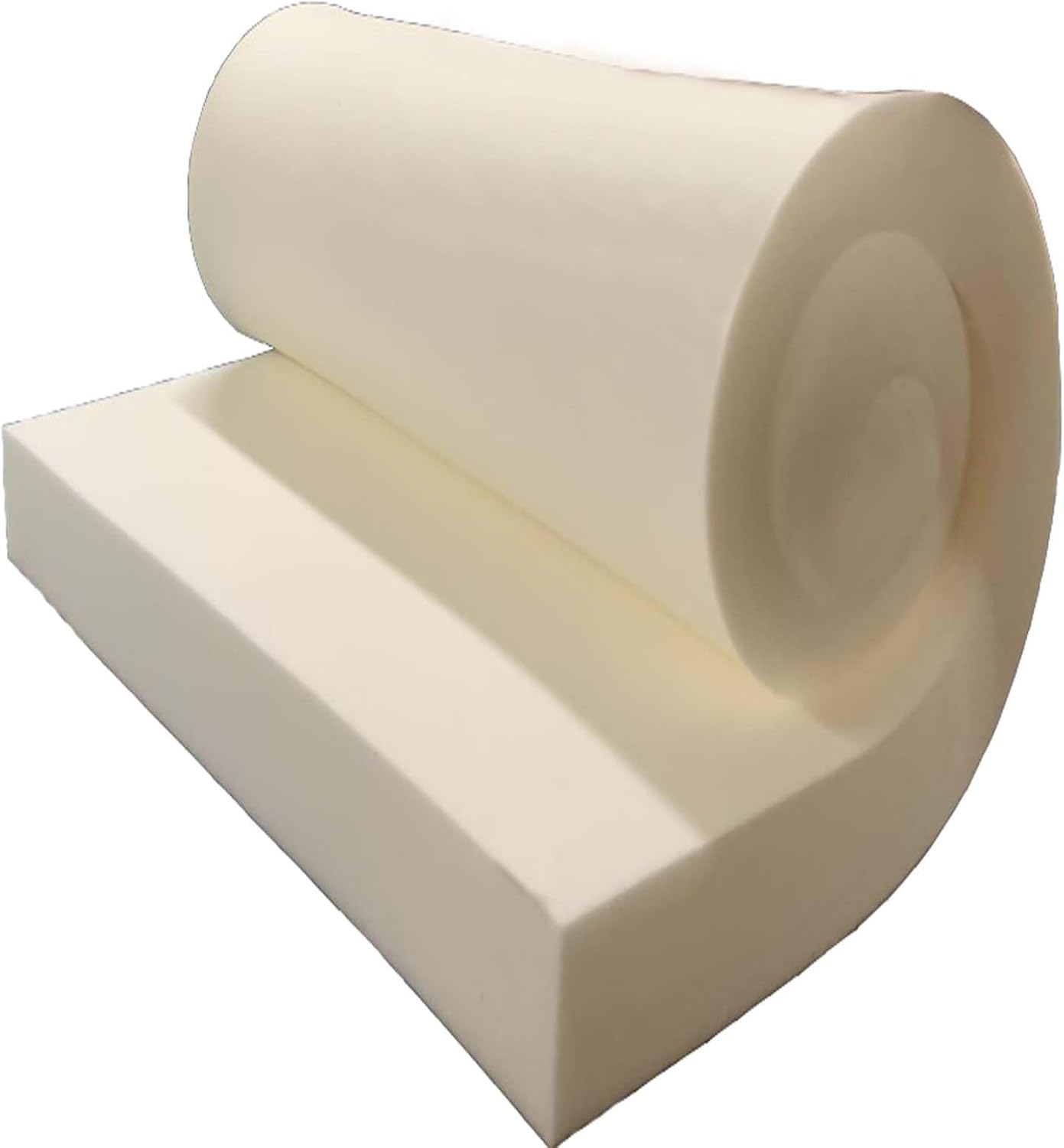 GoTo Foam 2" Height x 24" Width x 72" Length 43ILD (Firm) Upholstery Cushion Made in USA