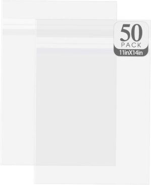 Golden State Art, 50 Pack Clear Bag...