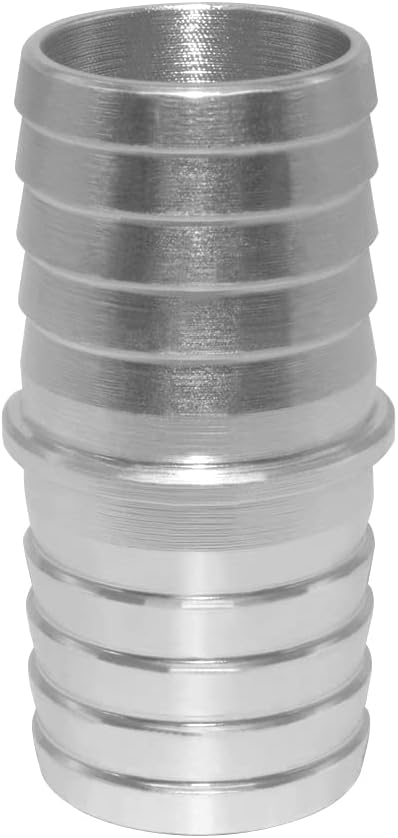 3/4 Inch Hose Barb Splice Coupler Repair Fitting, Aluminum Adapter Connector Radiator Coolant Intercooler Heat Exchanger Fluid Designed (1 pcs) - Image 3