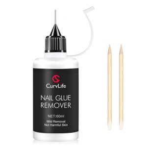 Curvlife Pinpoint Nail Glue Remover...