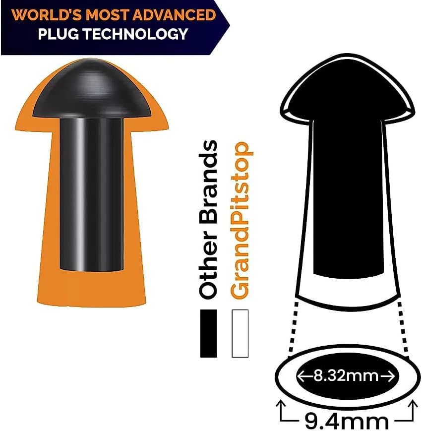 GRAND PITSTOP Replacement Mushroom Plugs for tubeless Tire Puncture Repair kit - for Cars, Motorcycles- Spare Plugs (30 Plugs) - Image 2