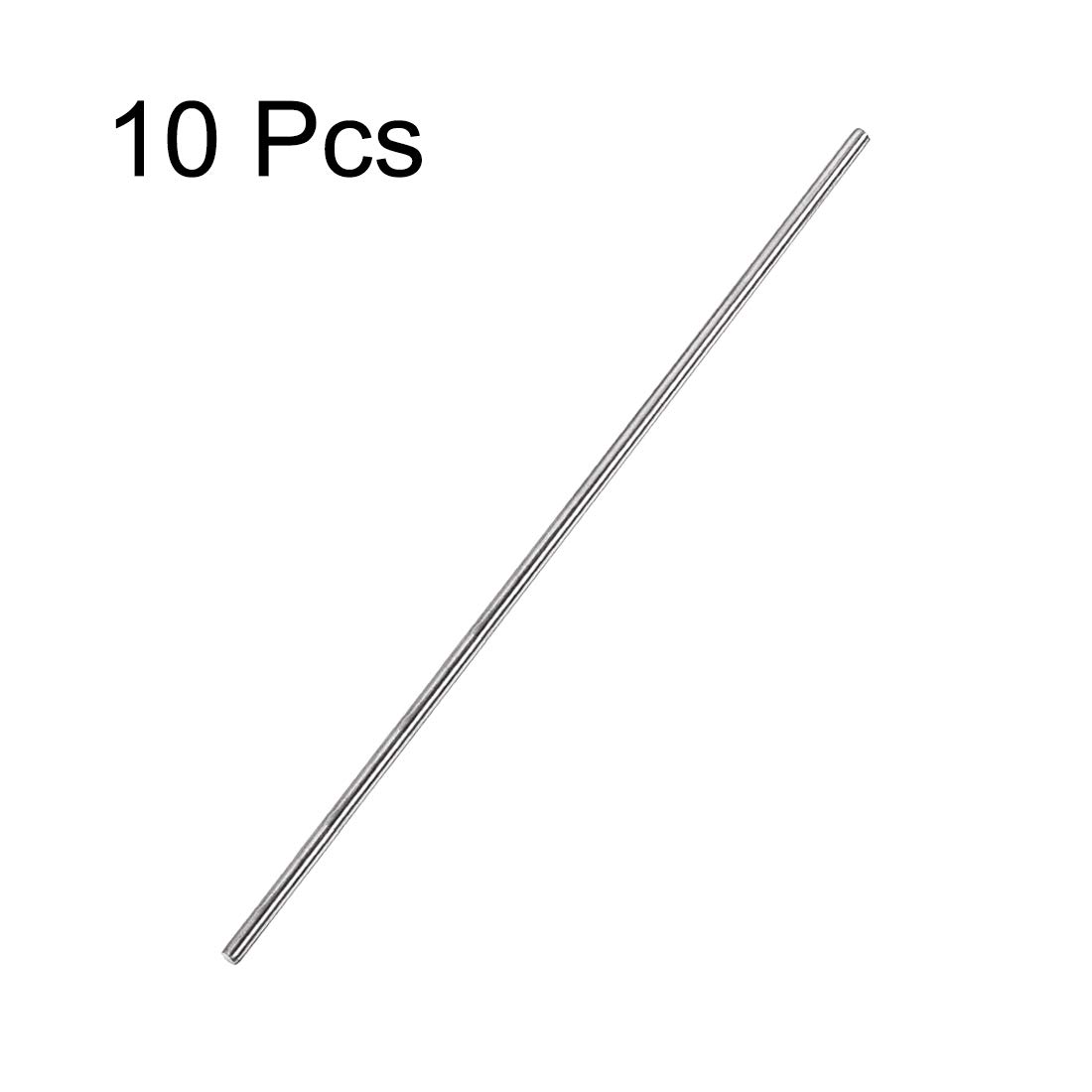 uxcell 3mm x 250mm 304 Stainless Steel Solid Round Rod for DIY Craft - 10pcs - Image 3