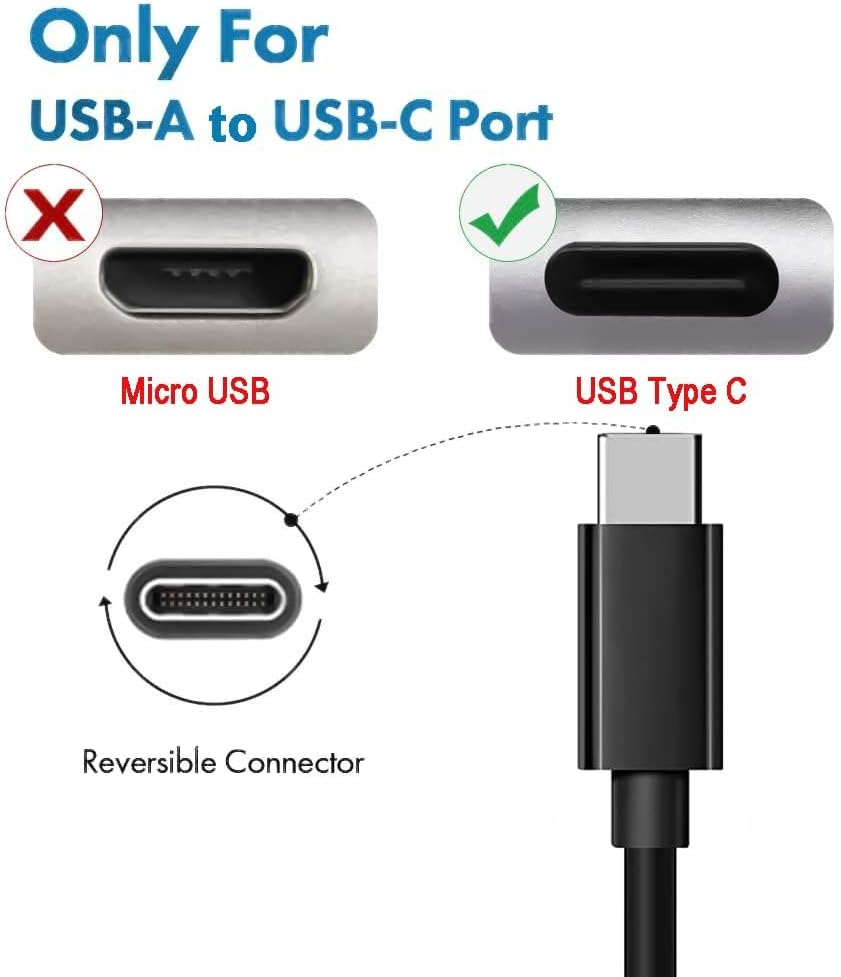 USB C Phone Fast Charger for Samsung Galaxy A14 A16 A15 5G, A54 5G, A71 5G, A23, A13, A03S, A34, A04e, A04s, A04, A80, A70, A60, A50,A40,A30,A20e,A20 Type C Android Phone Fast Charging Cable Cord(5Ft) - Image 5