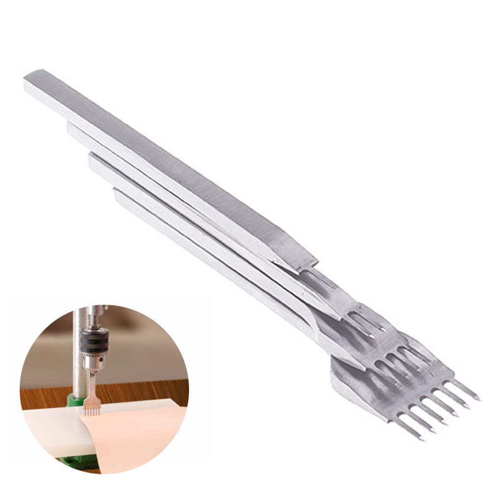 Leather Craft Tool Hole Punches 1+2+4+6 Prong Lacing Stitching Punch, Craft Kits (3mm) - Image 4