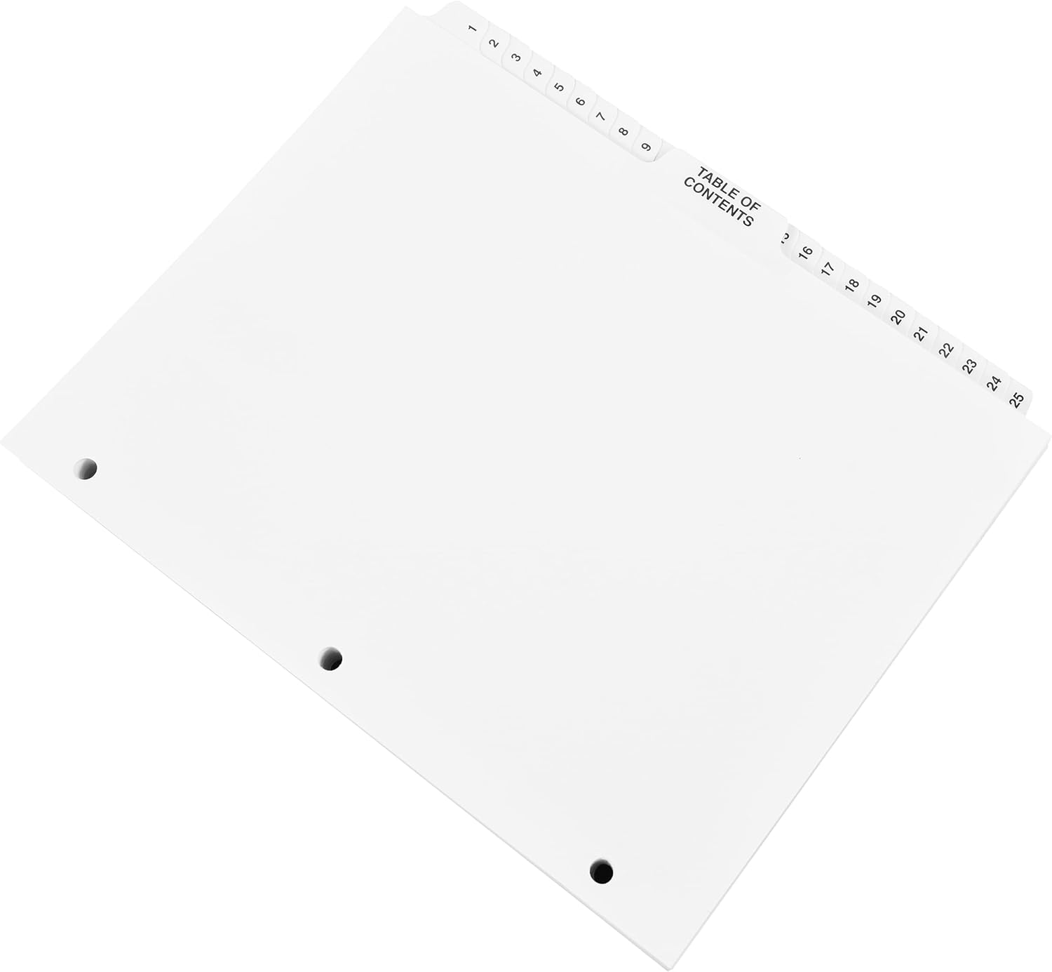 Exhibitindexes® Numbered Dividers 1-100 Punched - AVE Style Bold Tabs - Side Collated Exhibit Tabs - Made in The USA | Letter Size - 1-100 - Sets - Image 4