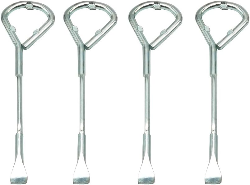 Metal Paint Can Opener Bottle Opener Steel Paint Can Opening Tool Multifunctional Painter Tool Can Opener 4 Pack (4)