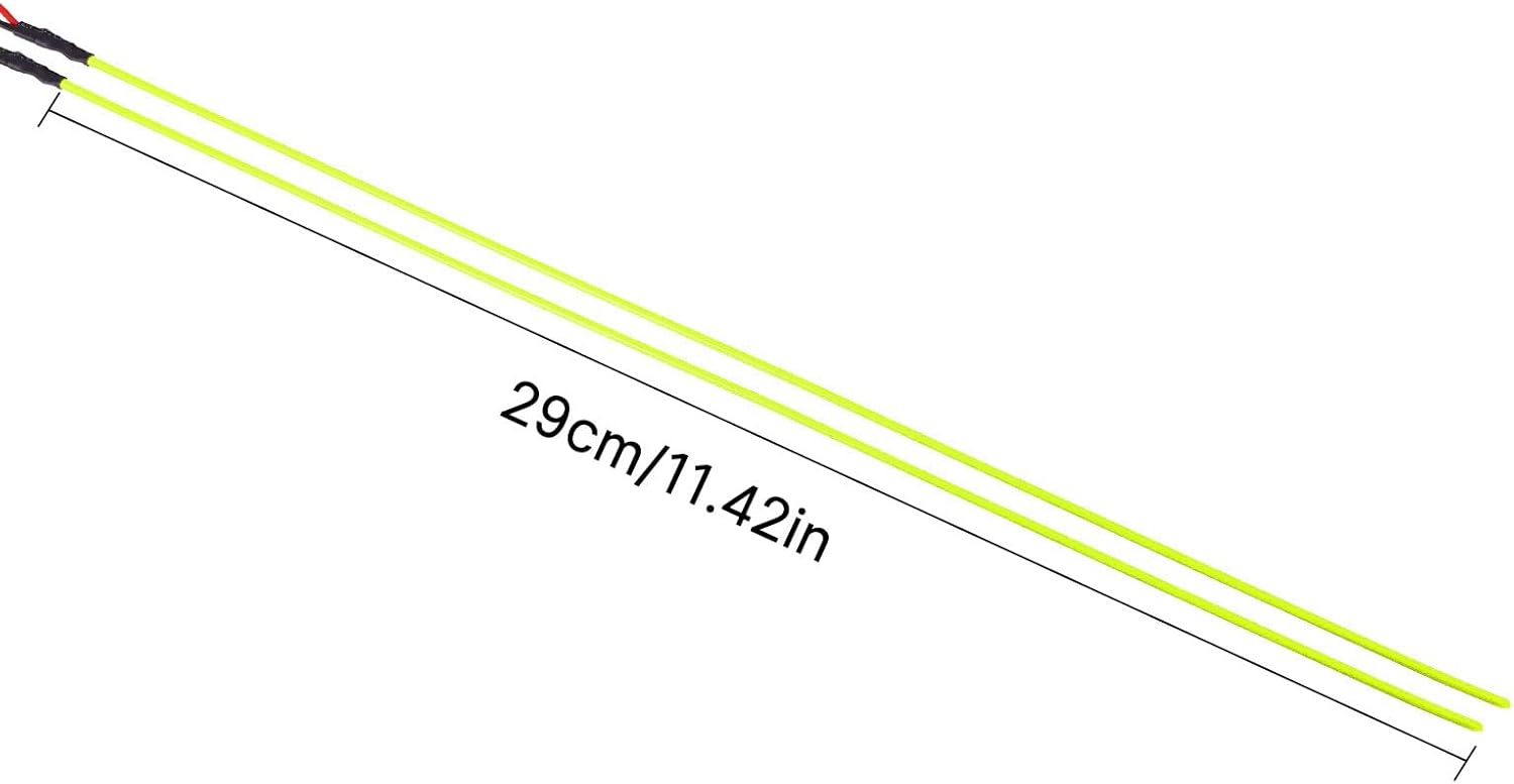 INJORA RC LED Strip Lights Flexible Cuttable for TRX4M SCX24 1/24 1/18 Crawlers Upgrade(Green) - Image 2