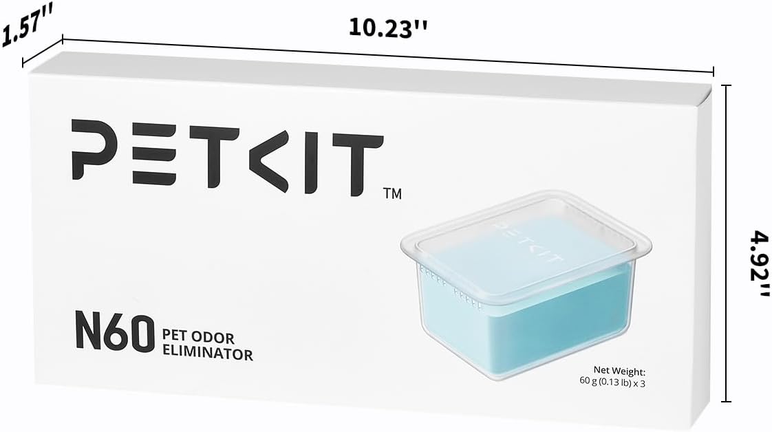PETKIT Odour Eliminator N60 for PUROBOT ULTRA, PUROBOT Max Pro/2 and PUROBOT Crystal Duo Self Cleaning Cat Litter Tray, 3Pcs - Image 6