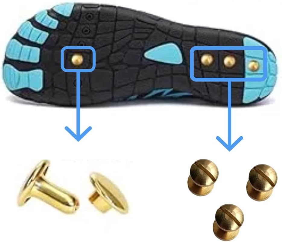 Copper Rivets for Grounding Shoes Barefoot Shoes Women Men, Accessories for Earthing & Barefoot Connection - Image 3