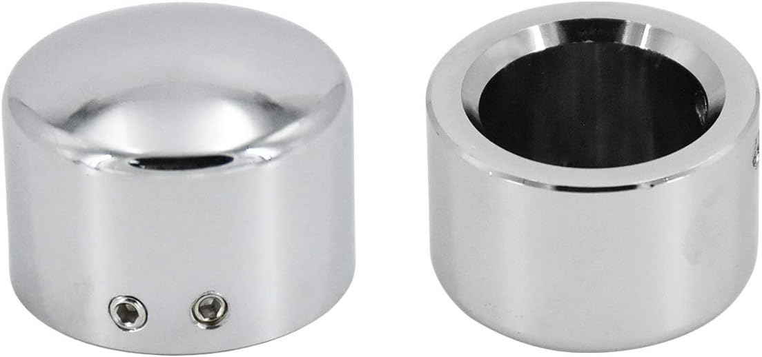 Axle Nut Cover Front Covers Cap 29mm Fit For Harley Sportster XL Dyna Softail Touring Electra Glide XG V-Rod VRSC (Chrome) - Image 2