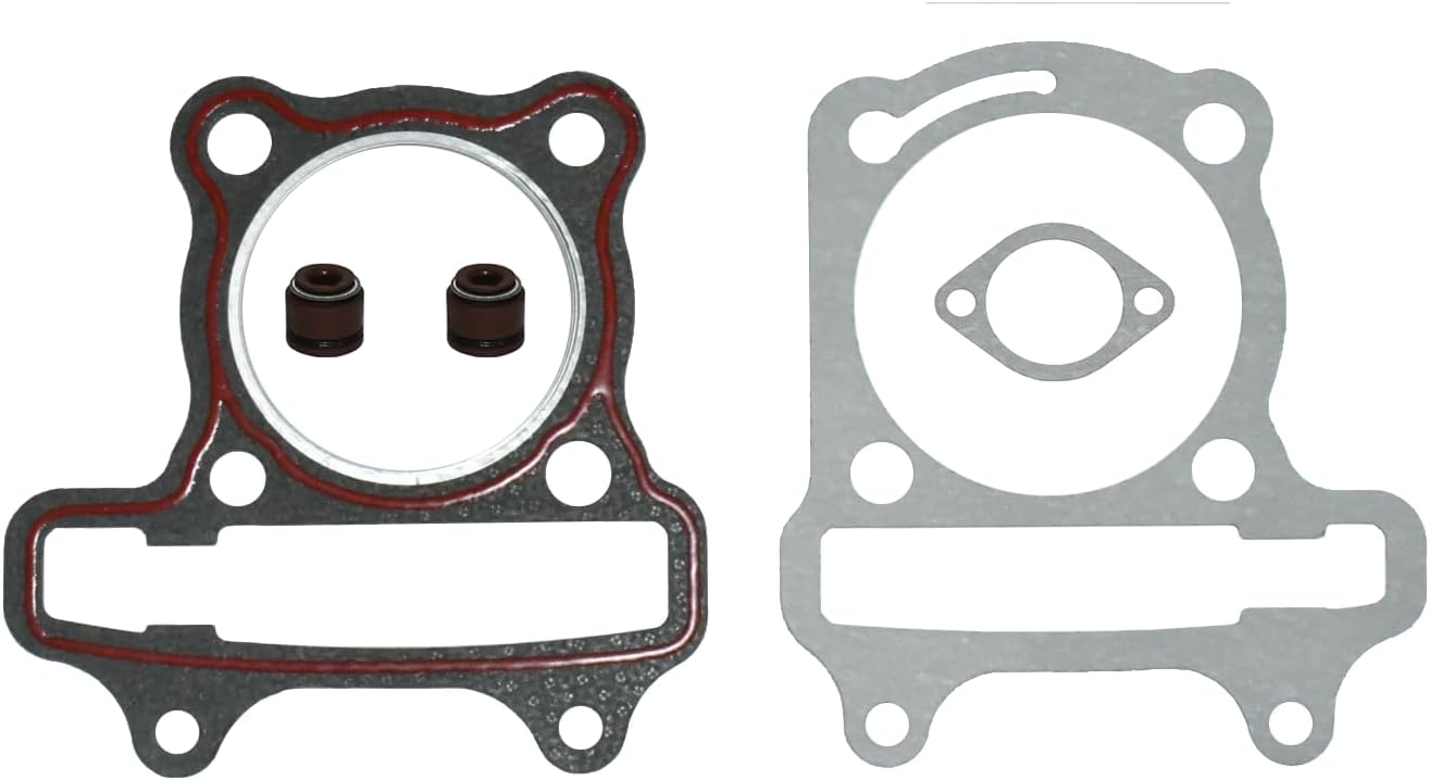 Tupo GY6150-57.4 Cylinder Kit For 125cc 150cc Jonway Jmstar Roketa Sunl Tank Peace Taotao ATV Moped Go Kart That Equipped With GY6 4-Stroke 157QMJ 152QMI Engine (Non EGR Type), Top End Kit (Package D) - Image 6