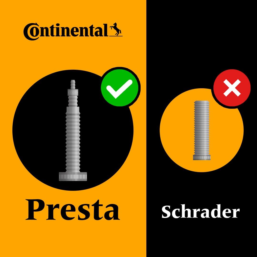 Continental MTB 29x1.75-2.5" / 47-622 -> 62-622 Inner Tubes - 42mm Presta Valve (Pack of 2 Tubes) - Image 3