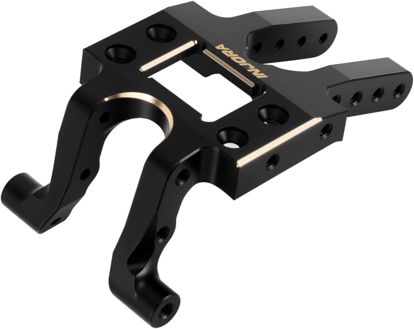 INJORA Black Coating Brass Skid Plate for 1/18 Redcat Ascent-18 APEX - Image 3