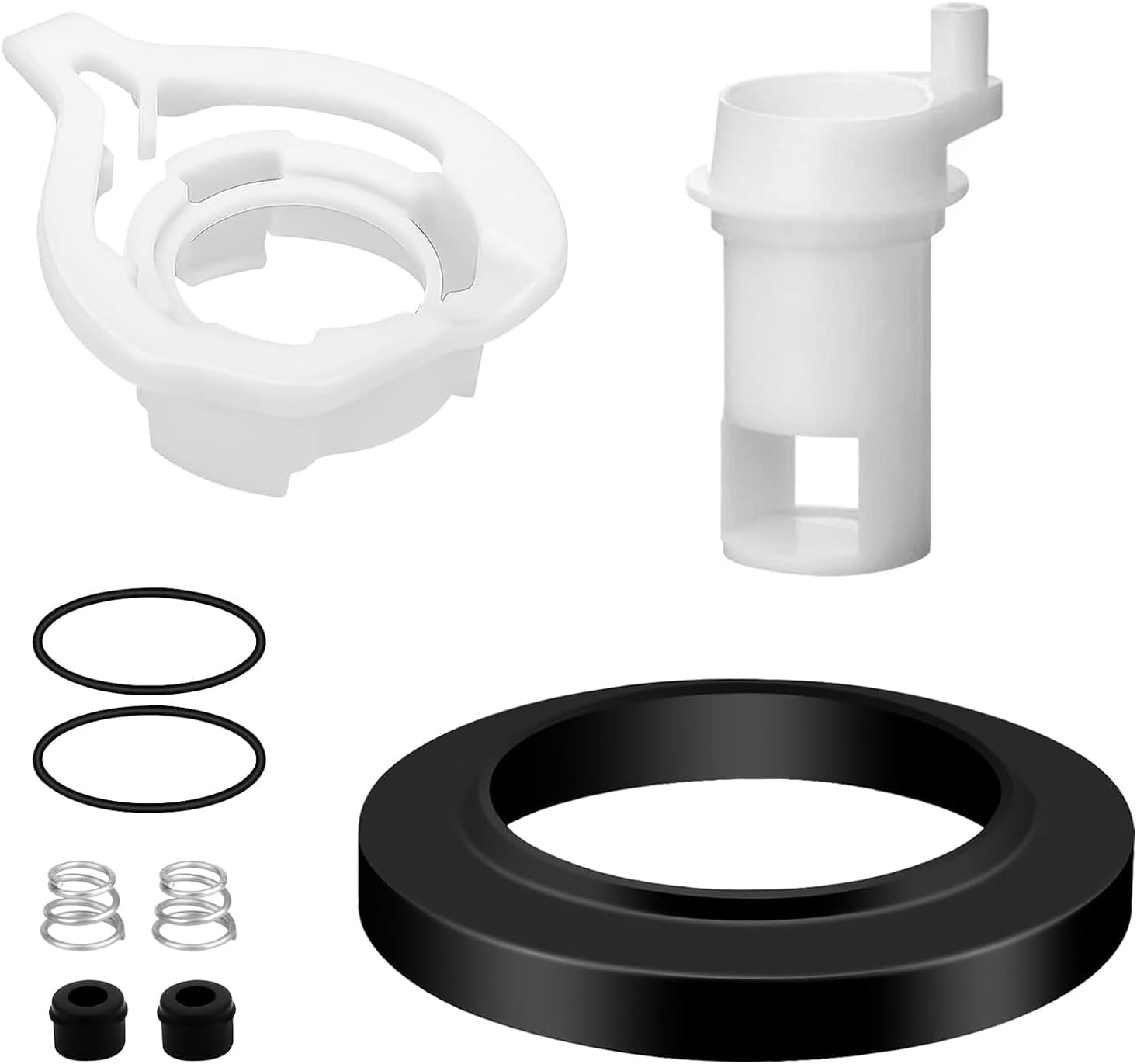 42049 RV Toilet Water Valve Kit for Thetford Aqua-Magic Style II - Complete Replacement Set with Reinforced Flange Seal to Stop Leaks - Fits Permanent Toilets (2008-2025)