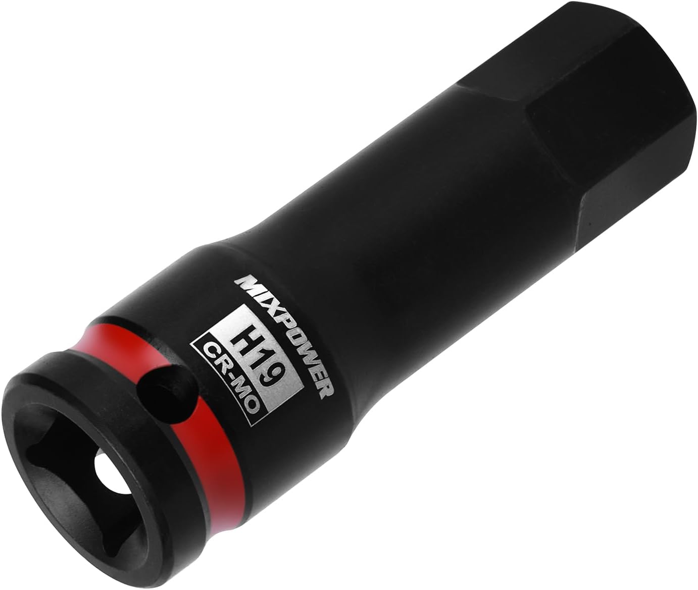 MIXPOWER 1/2" Drive 19mm Hex Impact Bit Socket, Allen Bit Socket, CR-MO Steel, Master Impact Hex Driver - Image 2