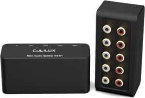 Cubilux AS-R1 4 Way RCA Audio Split...