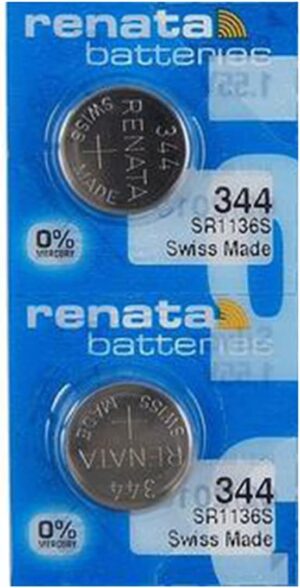 #344 Renata Watch Batteries 2Pcs