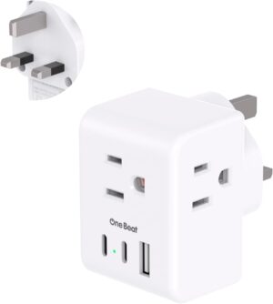 US to UK Ireland Travel Plug Adapte...