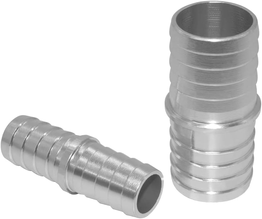 3/4 Inch Hose Barb Splice Coupler Repair Fitting, Aluminum Adapter Connector Radiator Coolant Intercooler Heat Exchanger Fluid Designed (1 pcs) - Image 4