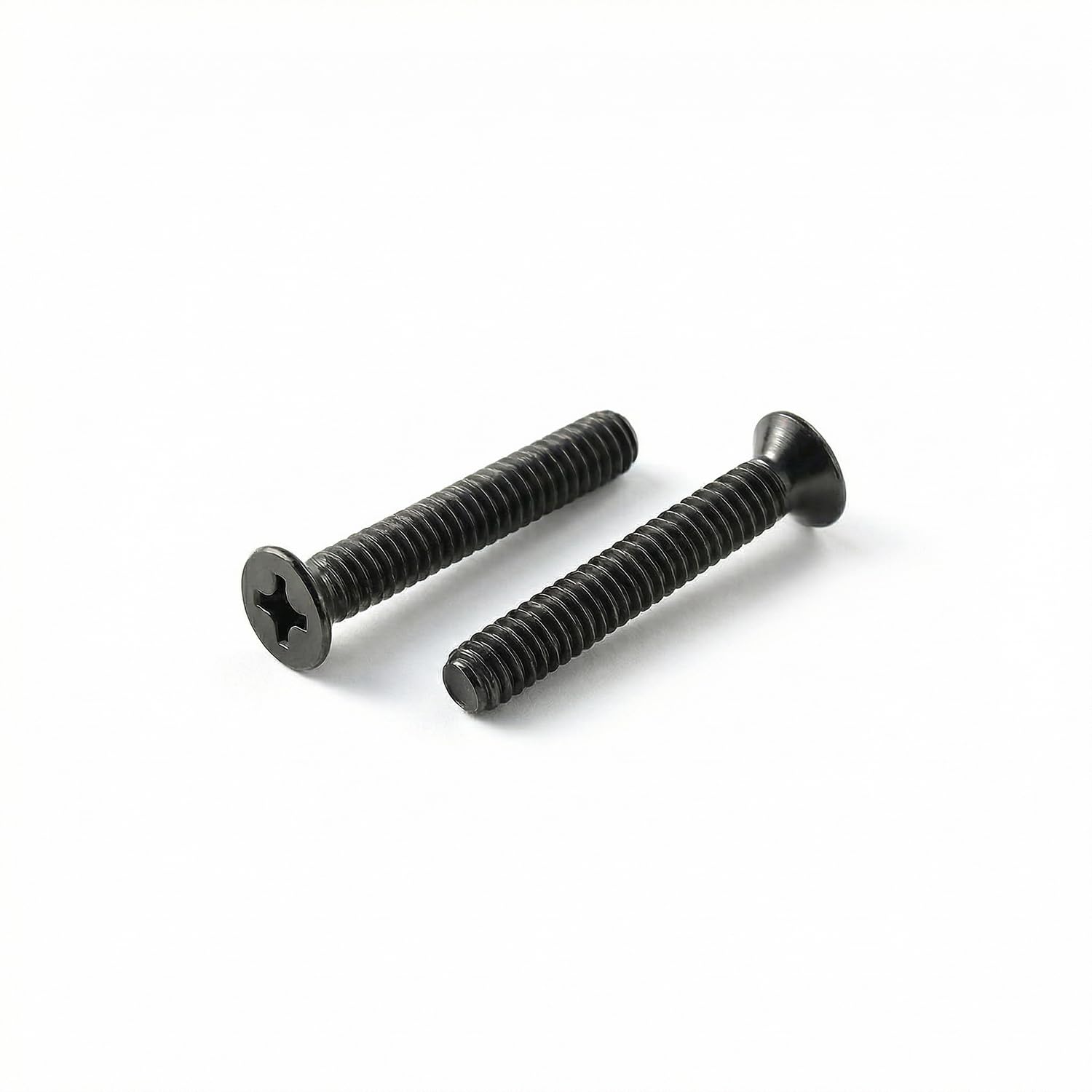 M2.5 x 6mm (50 Pack) Flat Head Machine Screws Black Oxide 304 Stainless Steel, Fully Threaded, Phillips Drive for Furniture Repairs and 3D Printer - Image 3