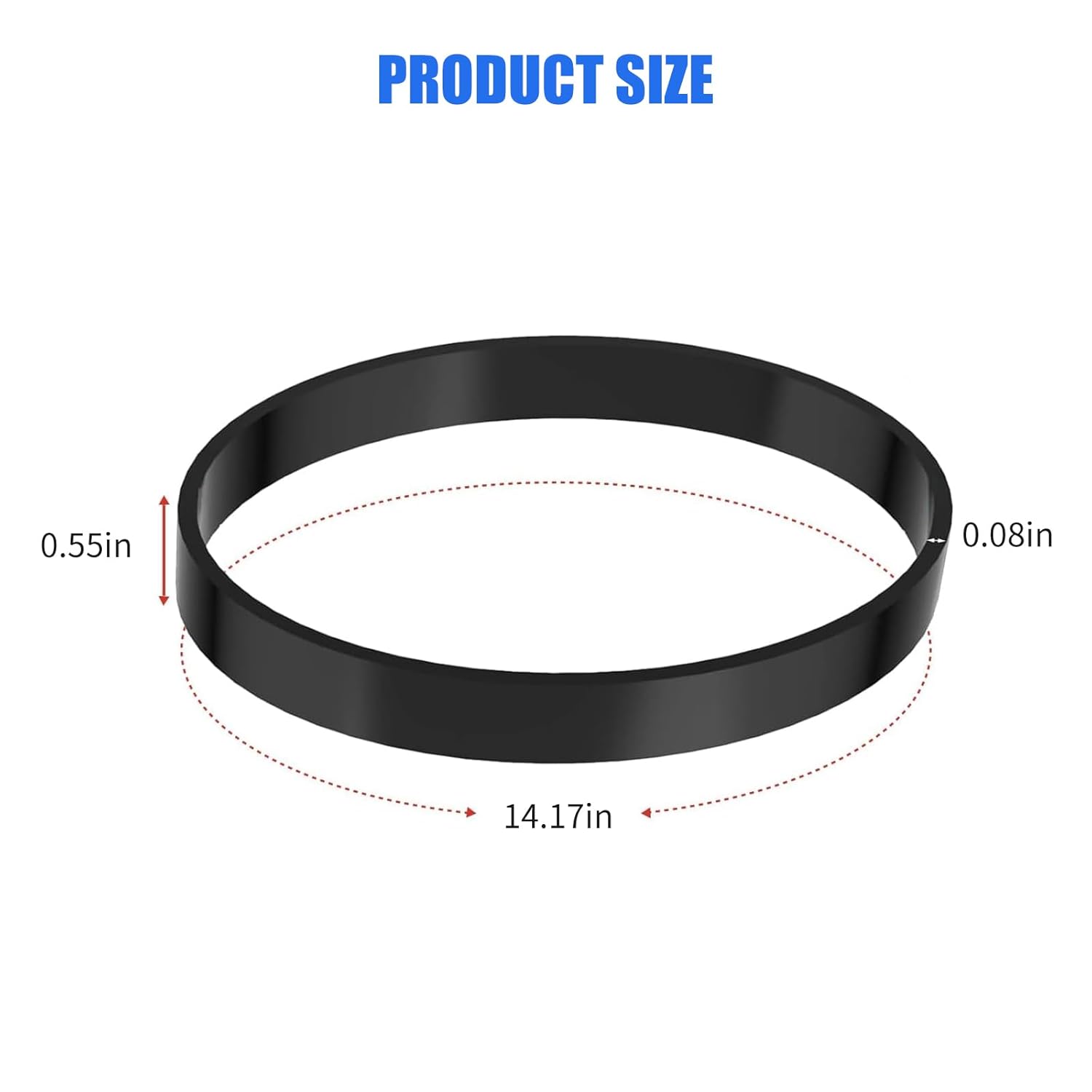 Replacement Vacuum Belts for Hoover UH75200,UH75210,UH75100,UH75110,UH75160 High Performance Swivel XL Pet Upright Vacuum Cleaner-2Pack - Image 4