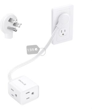 TROND Short Flat Extension Cord 1.5...