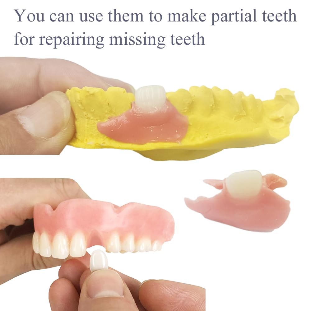 Missing Teeth Repair Kit -DIY Denture Parts at home Denture Material kit - Image 2