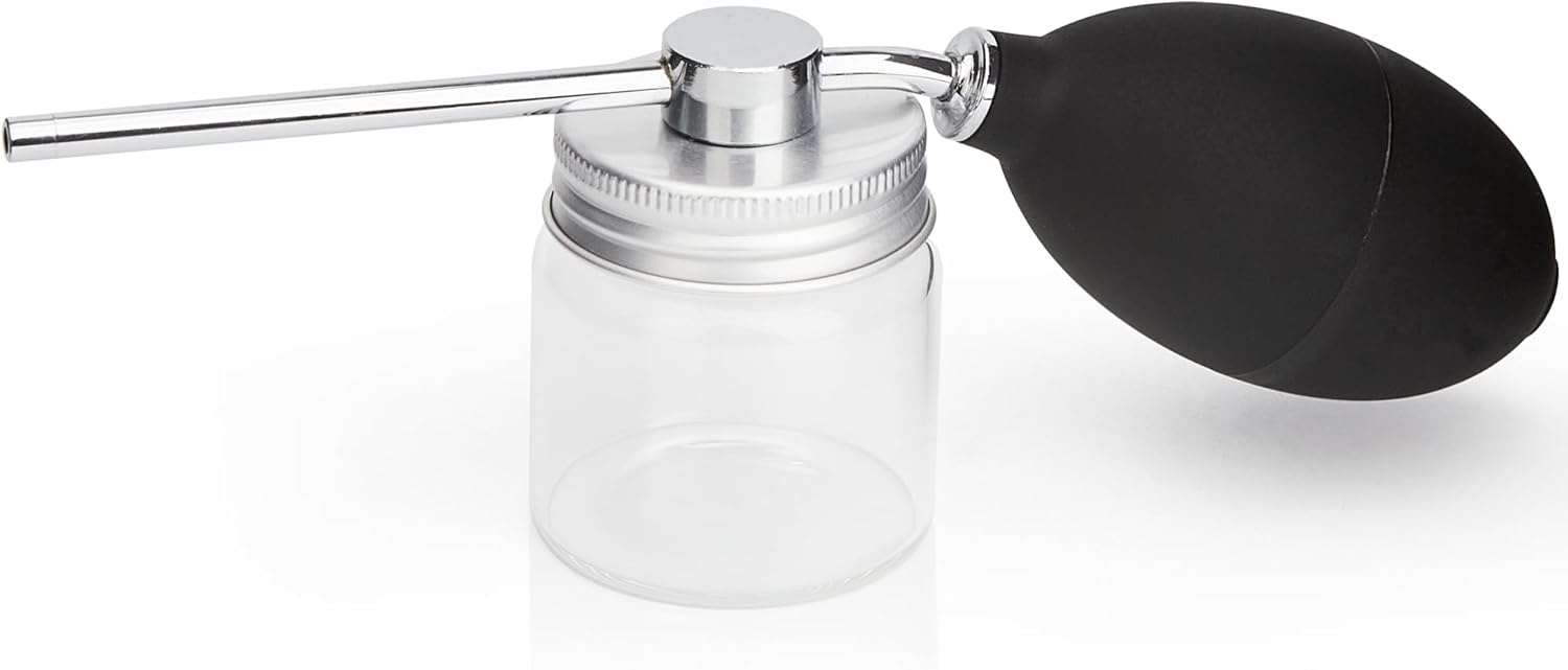 Diatomaceous Earth Powder Duster, Garden Duster Applicator, Puffer Dispenser Spreader to Diatomaceous Earth with Metal Tube, Spray Bottle for Organic Gardening Agricultural Supply