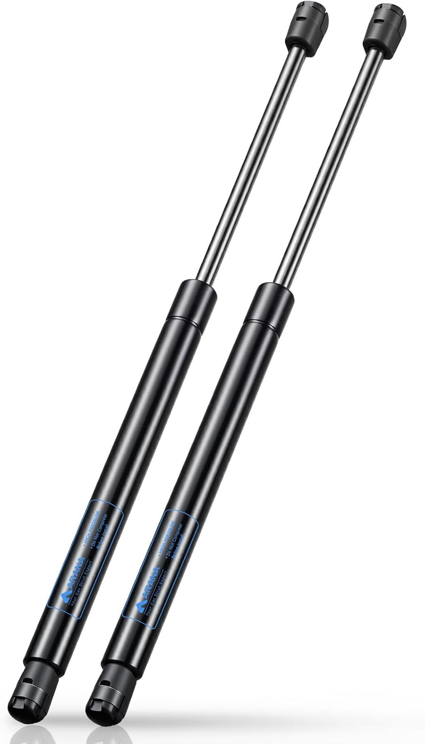 C16-04464a 752762 13 inch 30Lb Gas Struts, 13" Shock Spring Lift Support for Camper Shell Window Pickup Leer Topper Canopy Truck Weatherguard Tool Box Lid, 2Pcs