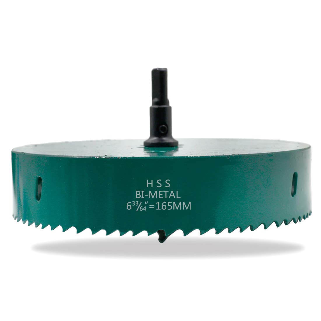 165mm/6.5" Hole Saw BI-Metal Heavy Duty Hole Cutter for Wood Cornhole Boards Plastic Drywall Fiberboard - Image 3