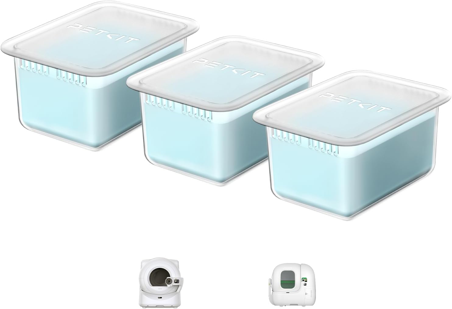 PETKIT Odour Eliminator N60 for PUROBOT ULTRA, PUROBOT Max Pro/2 and PUROBOT Crystal Duo Self Cleaning Cat Litter Tray, 3Pcs