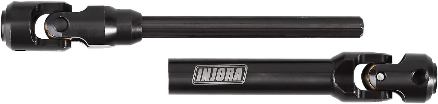 INJORA Steel Heavy-Duty Drive Shaft for 1/10 RC Car Crawler Axial SCX10 90046 AXI03007 TRX4 Redcat Gen8(104-139mm) - Image 4