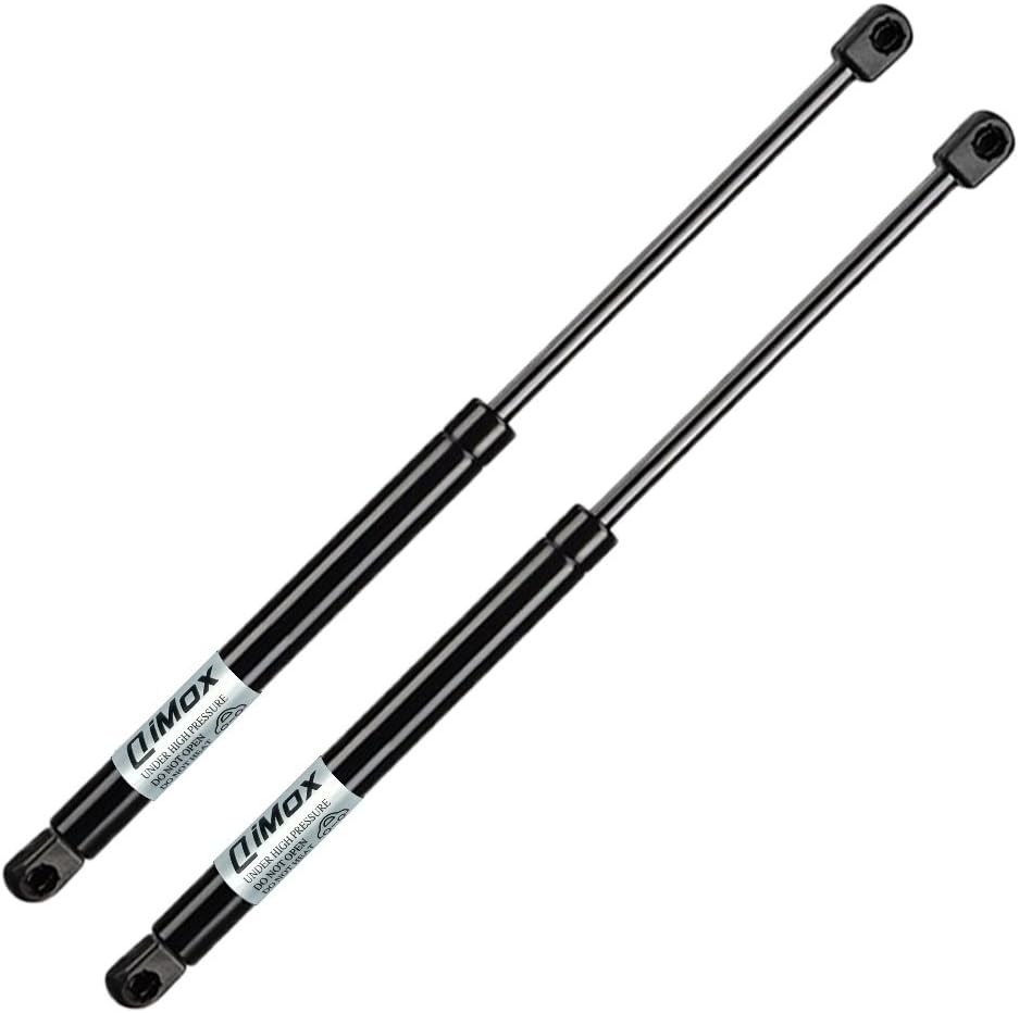 Qty (2) 4128 13 inch 100LB/445N Gas Strut Shocks Spring Lift Supports for Leer Camper Shell Window, Snugtop Truck Topper Door, RV Cabinet Door, Tool Box Lid, Boat Storage, and Toy Toolbox Cover