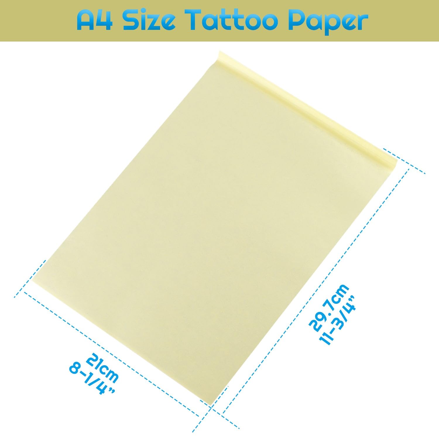 Tattoo Transfer Paper, Cridoz 35 Sheets Stencil Transfer Paper for Tattooing, A4 Size - Image 6