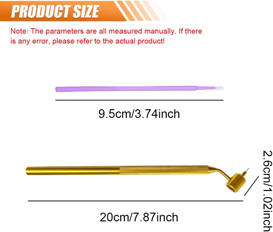 YoRise 100PCS 0.5mm Car Touch Up Paint Pen, Fillable Detailing Fine Line Fluid Writer Applicator Pens, Paint Touch Up Pen, Automotive Scratch Repair Tool Kit (Purple) - Image 2