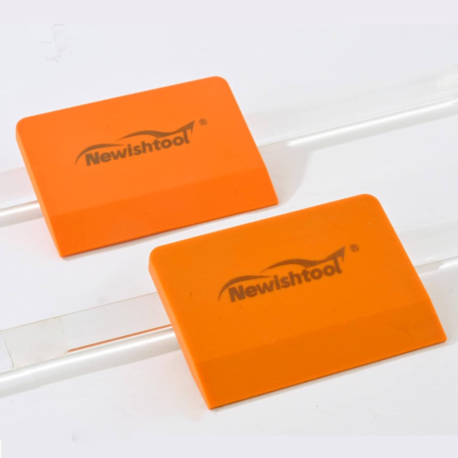 NEWISHTOOL Soft Silicone Small Squeegee for Vinyl, 2 PCS PPF Tools Window Tinting V-Blade Scraper for Window Film Application, Car Paint Protective Film Installation & Water Removal - Image 8