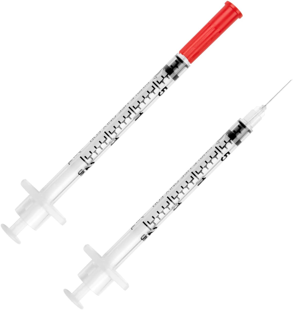 UltiCare VetRx U-40 UltiGuard Safe Pack Pet Insulin Syringes 1/2cc, 29G x 1/2", 100 ct (With 1/2 Unit Markings) - Image 2