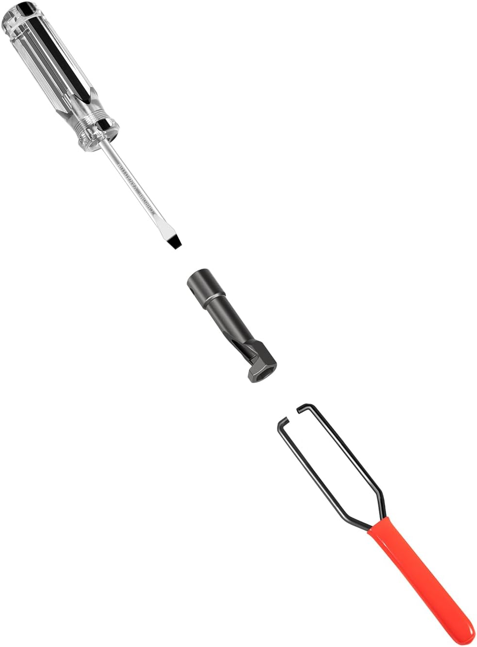 LAIKOU 10mm Jam Nut Valve Adjustment Tool - Slotted Valve Lash Adjusting Stud, Compatible with Honda Nissan Toyota Vehicle Engines - 648827 Valve Lapping Guiding Removal Tool (10mm) - Image 9